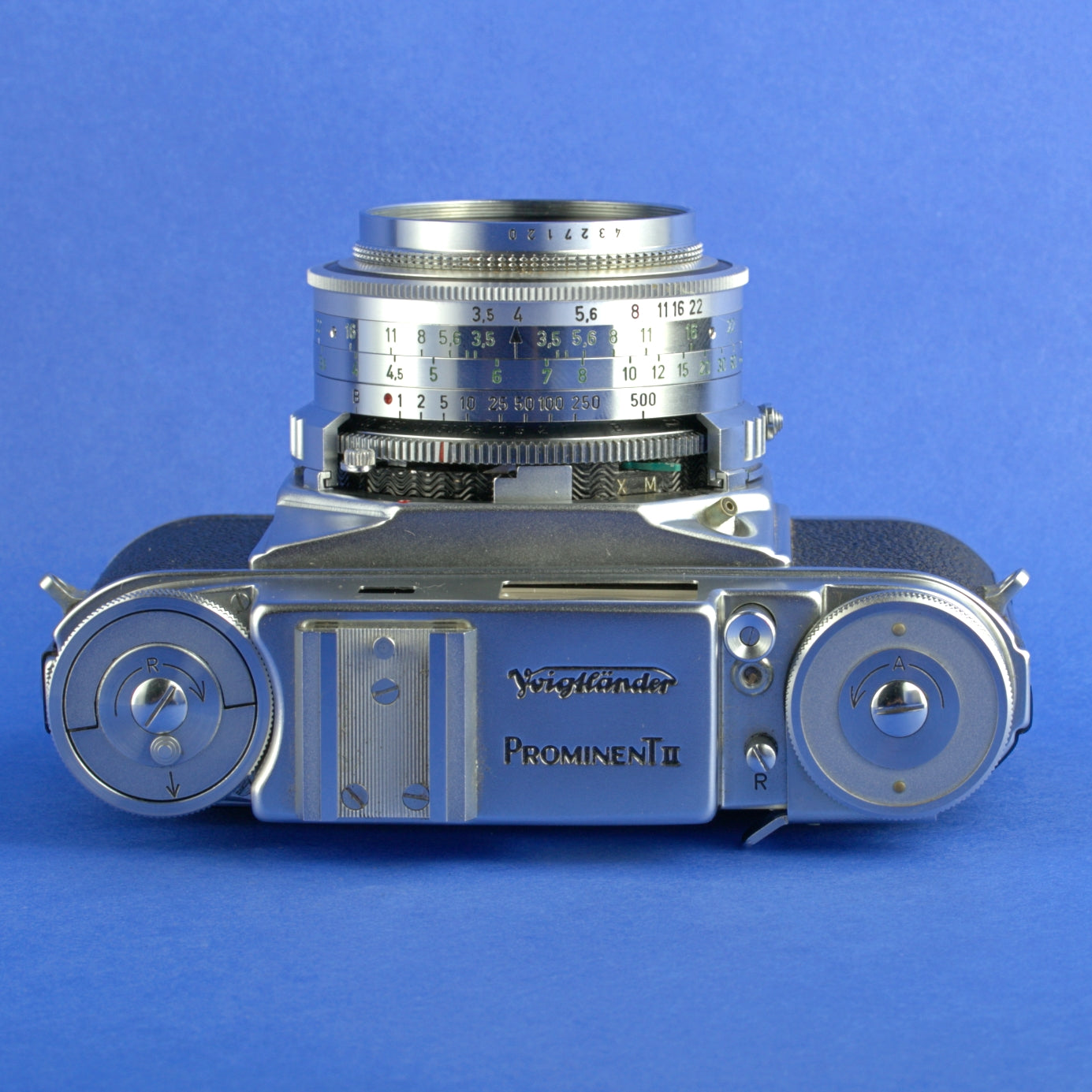 Voigtlander Prominent II Film Camera with Skoparon 35mm 3.5 Lens Not Working