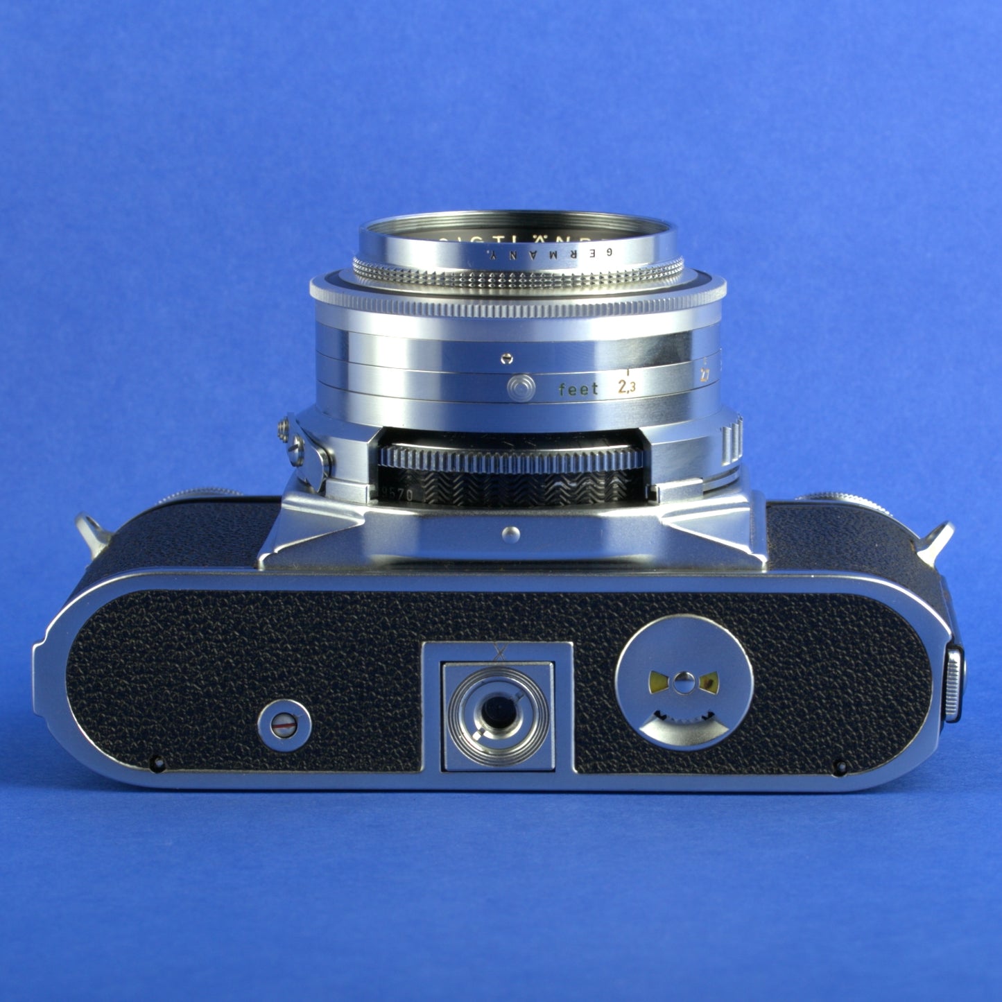 Voigtlander Prominent II Film Camera with Skoparon 35mm 3.5 Lens Not Working
