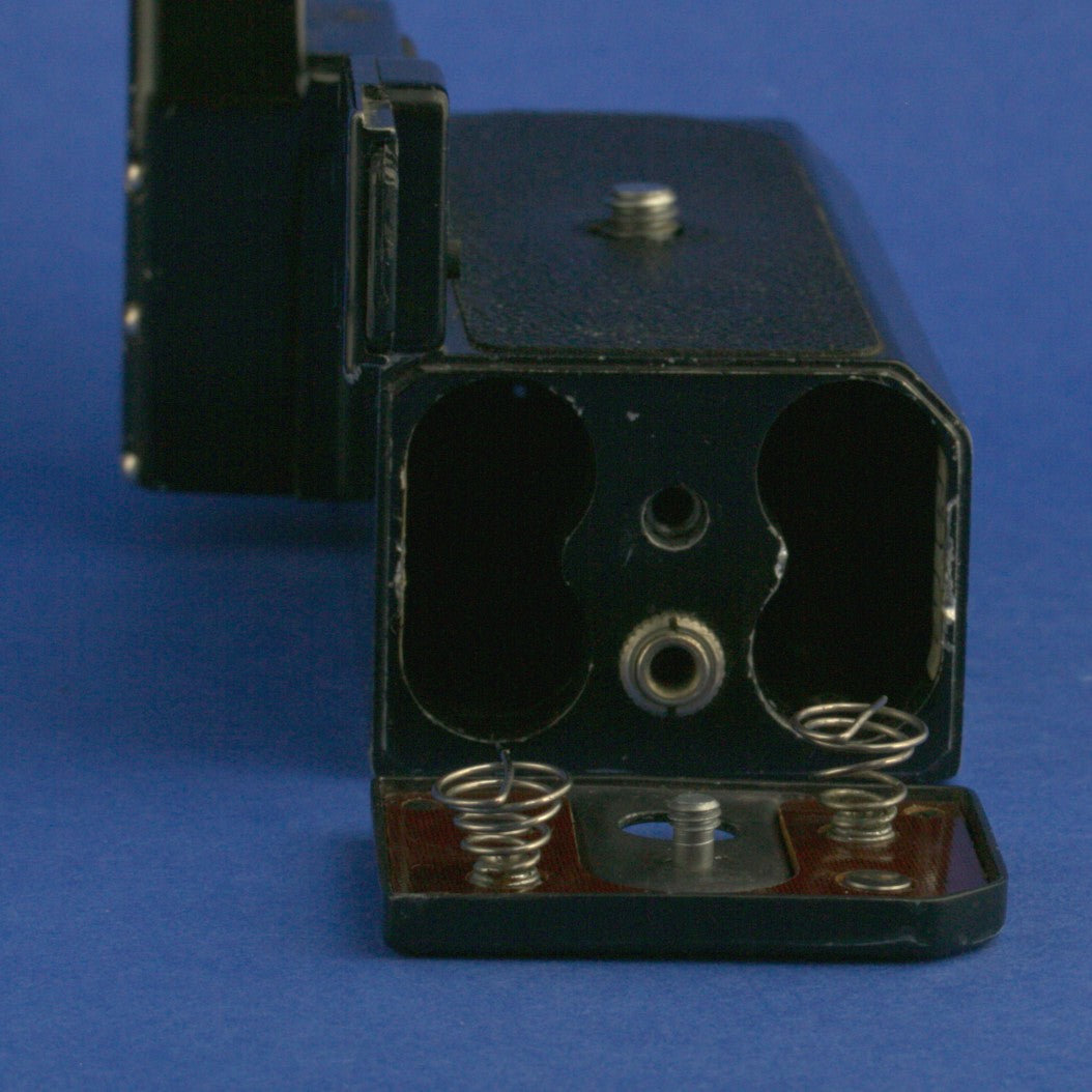 Black Nikon F Apollo Film Camera Body with F-36 Motor Drive and Battery Pack