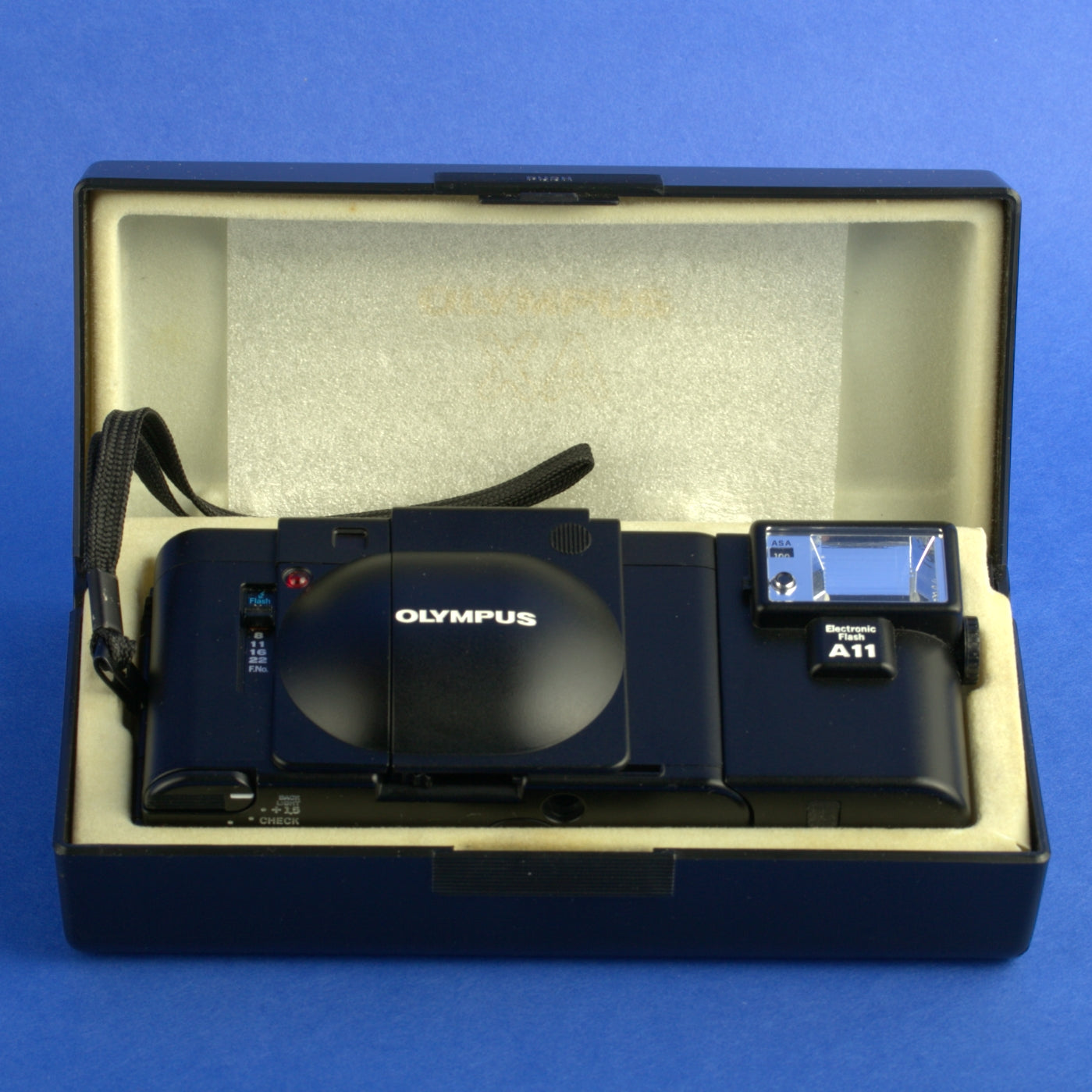 Olympus XA Film Camera with A11 Flash Near Mint Condition
