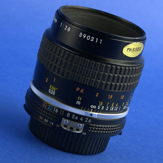 Nikon Micro-Nikkor 55mm 2.8 Ai-S Lens