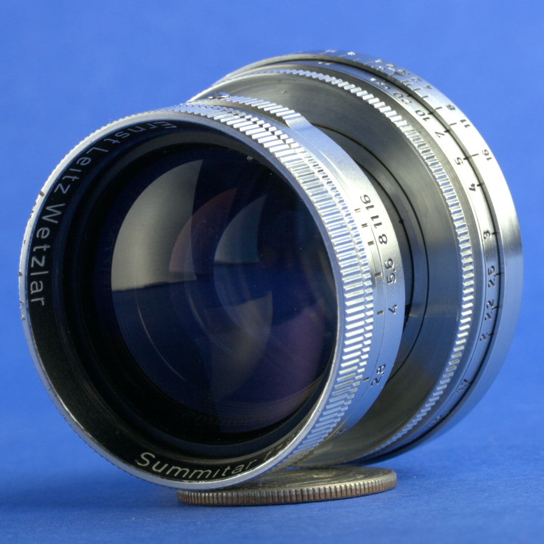 Leica Summitar 50mm F2 LTM Lens Blue Coated Not Working