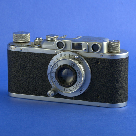 1939 Leica II Model D Film Camera with Elmar 50mm 3.5 Lens