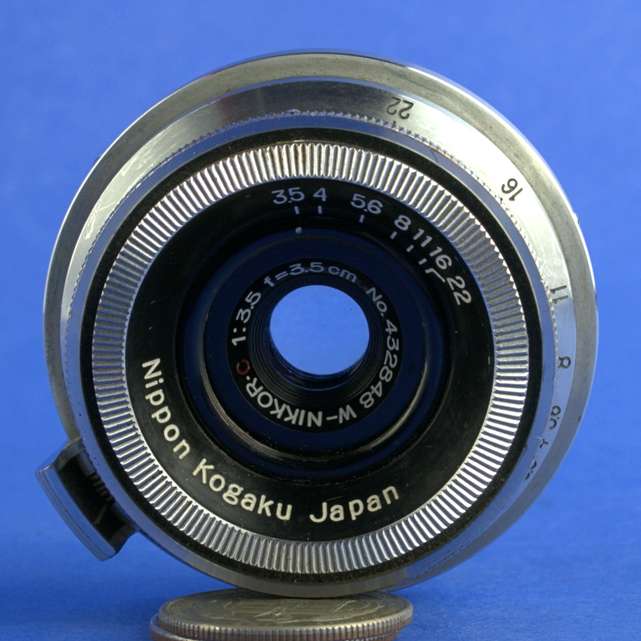 Nikon W-Nikkor 35mm 3.5 Rangefinder Lens S Mount