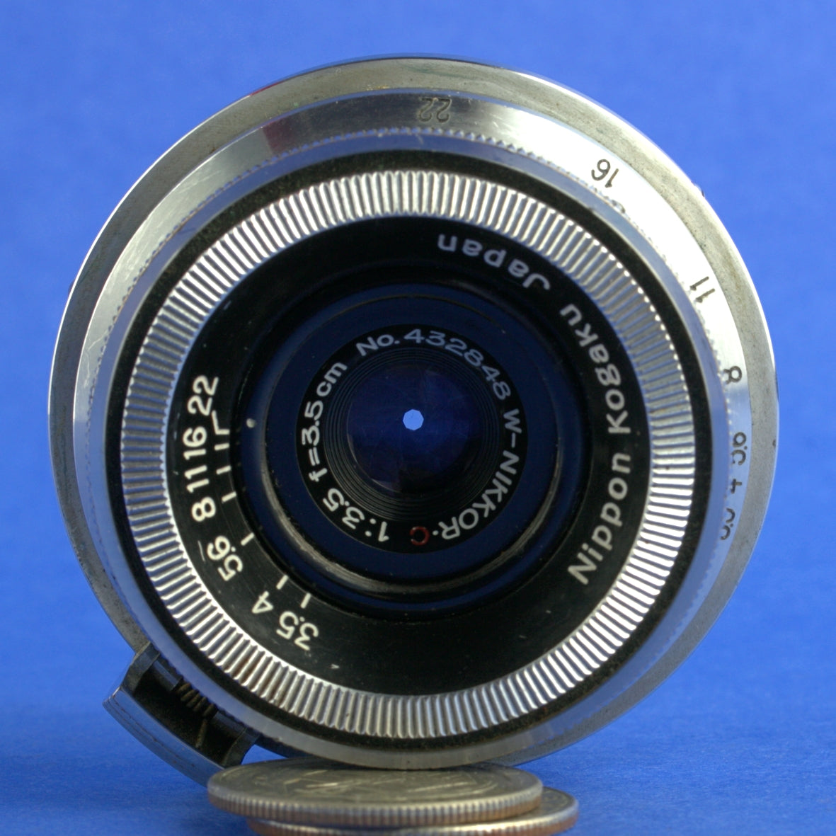 Nikon W-Nikkor 35mm 3.5 Rangefinder Lens S Mount