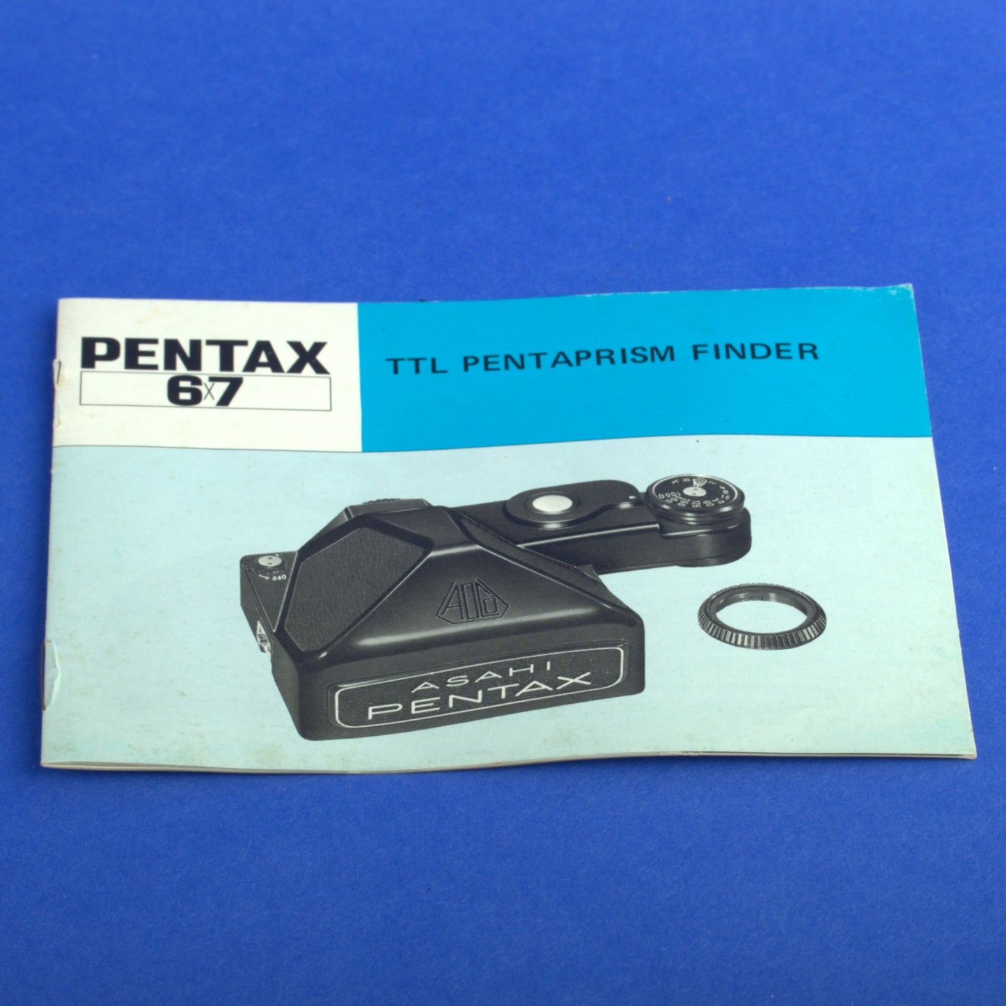 Pentax 67 TTL Prism Finder Late Version with Ring Beautiful Condition