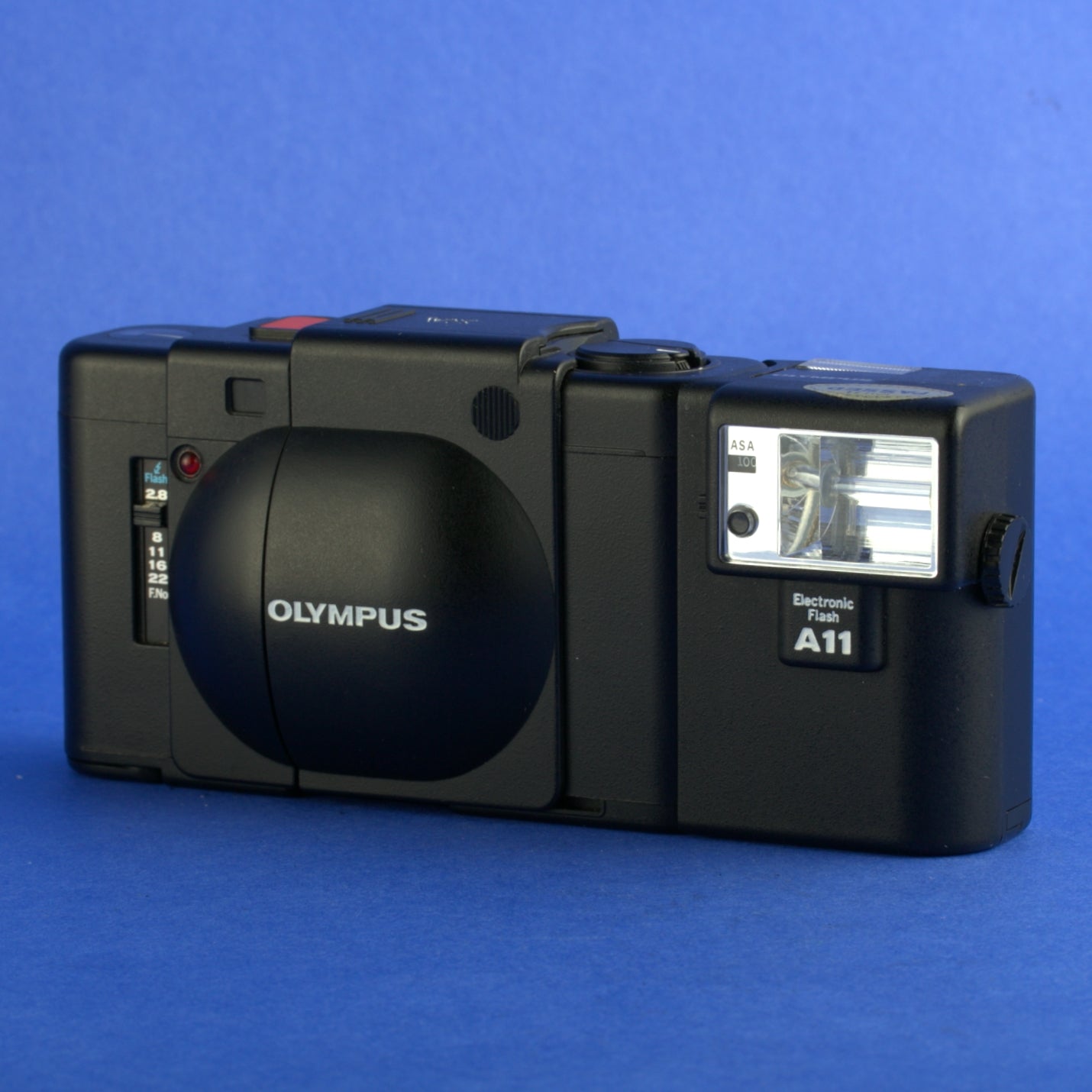 Olympus XA Film Camera with A11 Flash Near Mint Condition