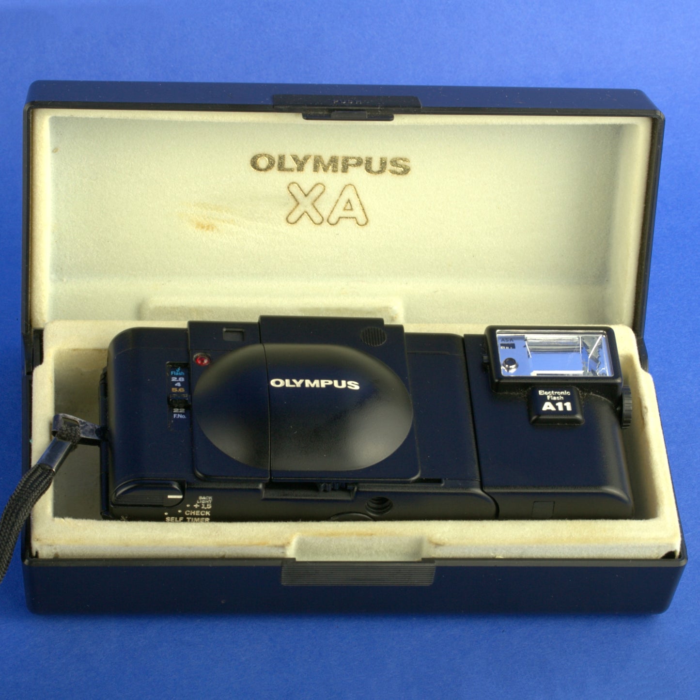 Olympus XA Film Camera with A11 Flash Near Mint Condition
