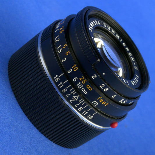 Leica Summicron-C 40mm F2 Lens M Mount Beautiful Condition