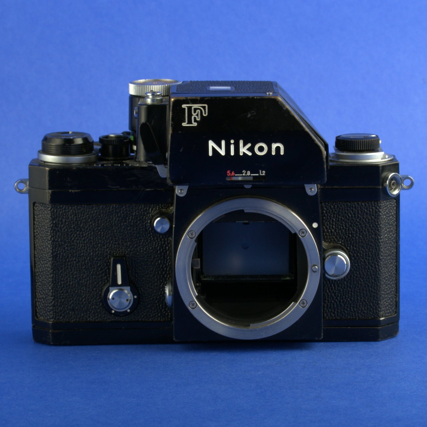 Black Nikon F Apollo Film Camera Body with Photomic FTN Finder