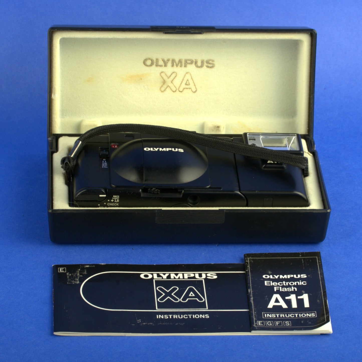 Olympus XA Film Camera with A11 Flash Beautiful Condition