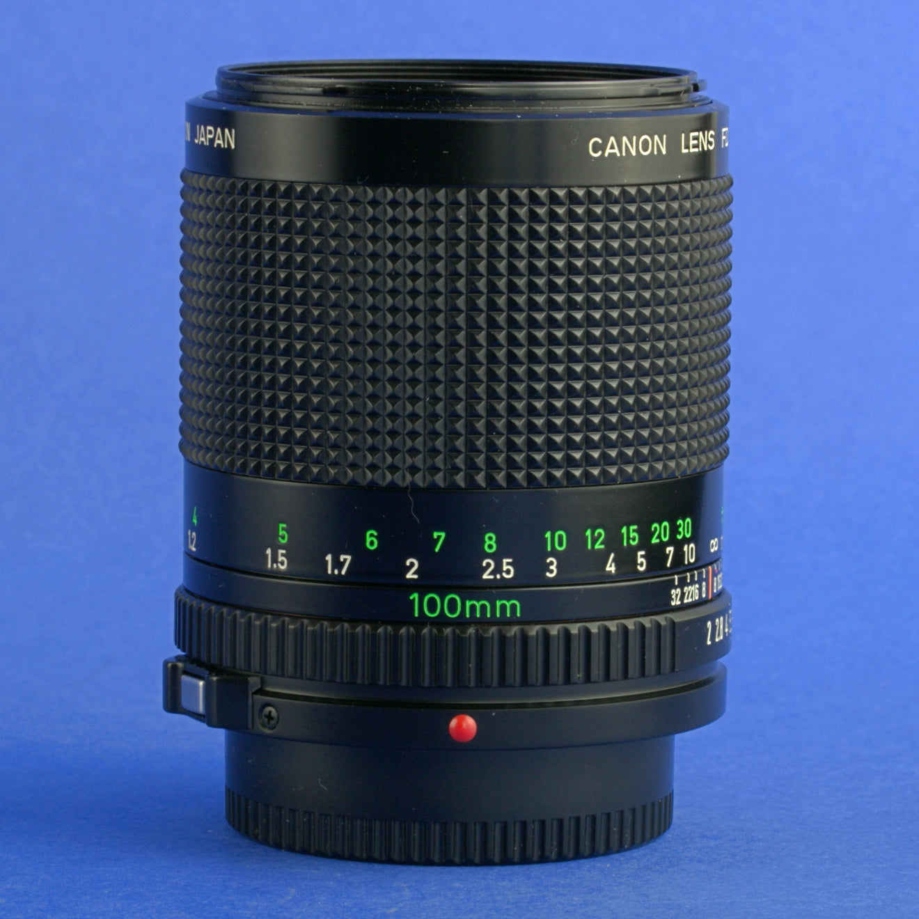 Canon FD 100mm F2 Lens Mint Condition