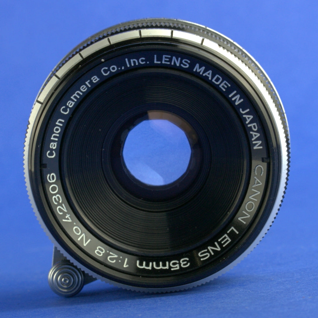 Canon 35mm 2.8 II LTM EP Marked Rangefinder Lens Mint Condition