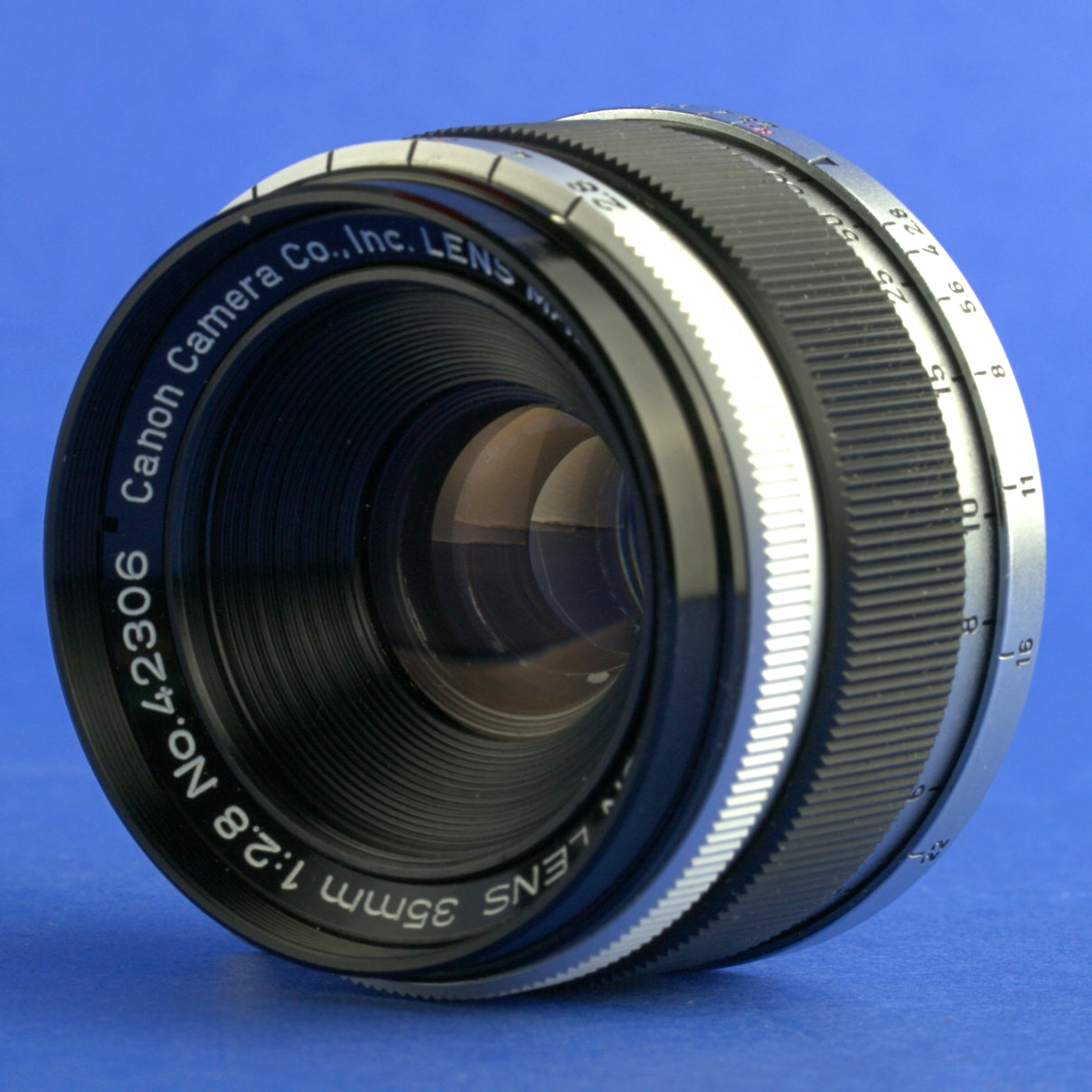 Canon 35mm 2.8 II LTM EP Marked Rangefinder Lens Mint Condition