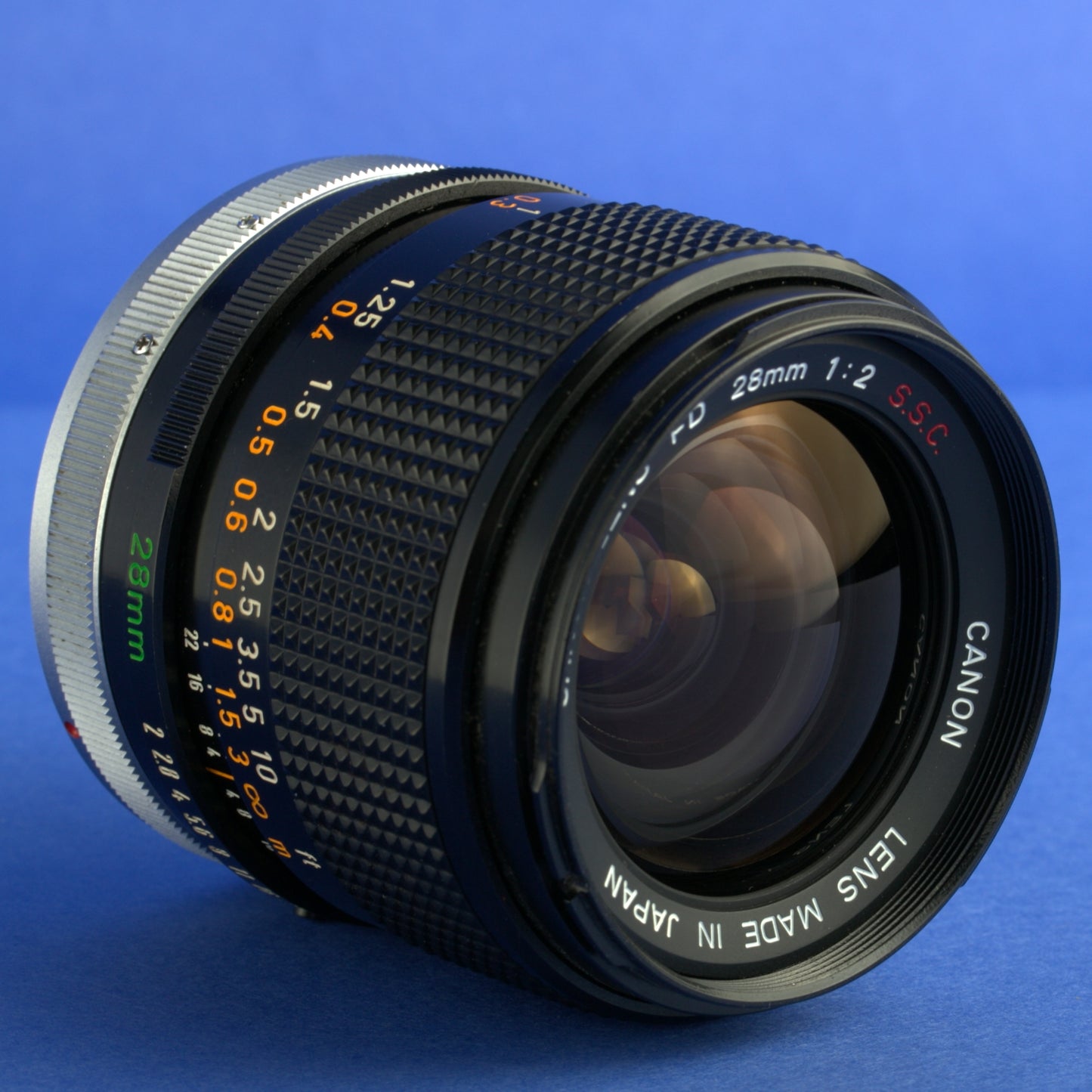 Canon FD 28mm F2 S.S.C. Lens