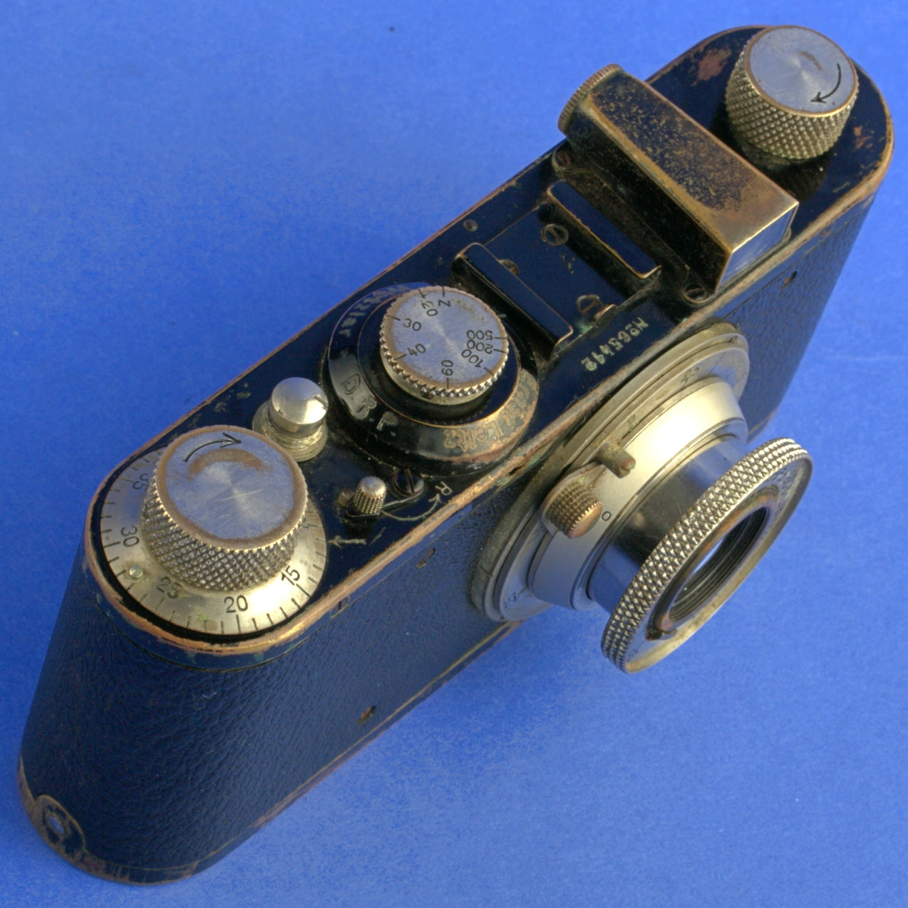 Leica I Mod. C Standard Film Camera with Nickel 11 o’clock Elmar 50mm 3.5 Lens