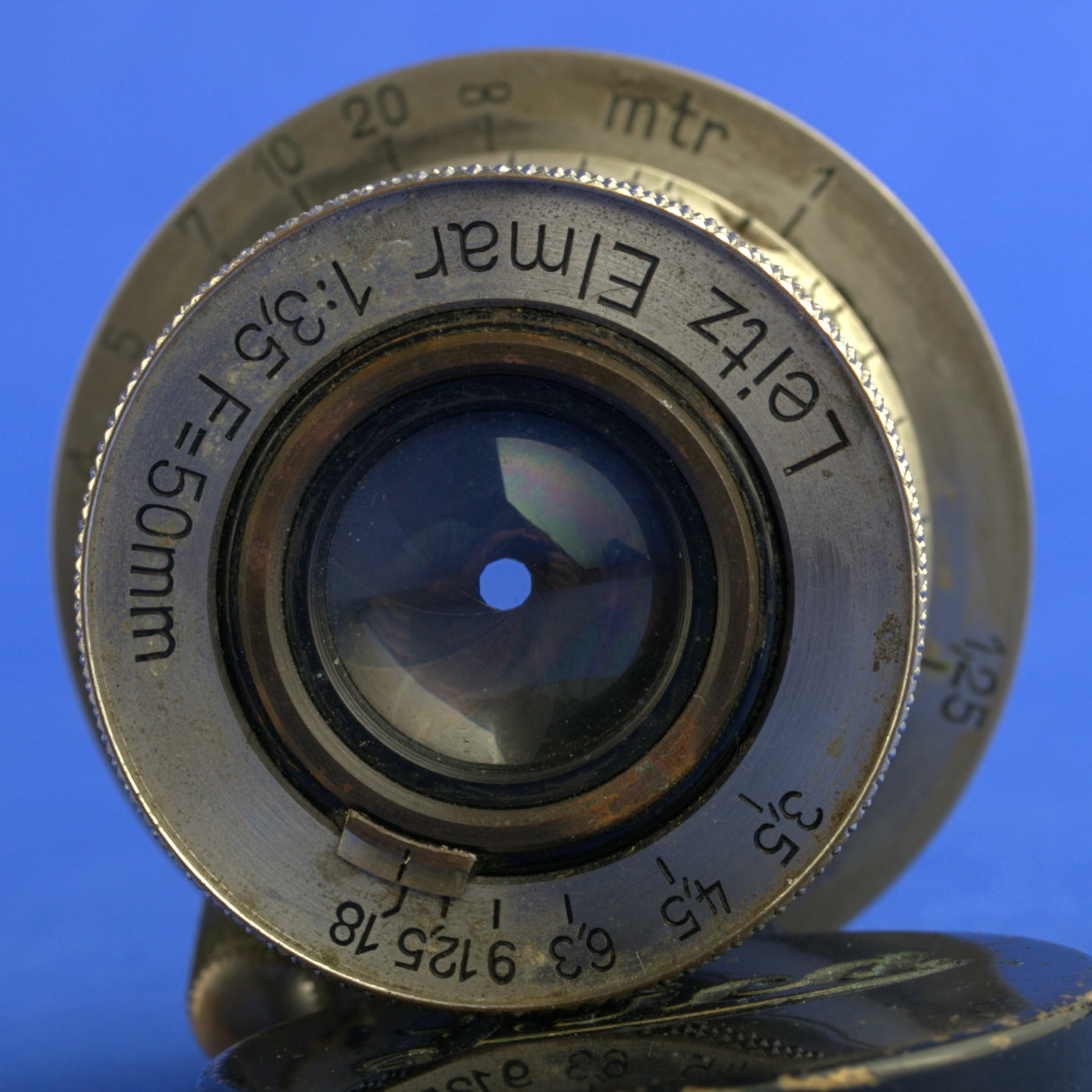 Leica I Mod. C Standard Film Camera with Nickel 11 o’clock Elmar 50mm 3.5 Lens