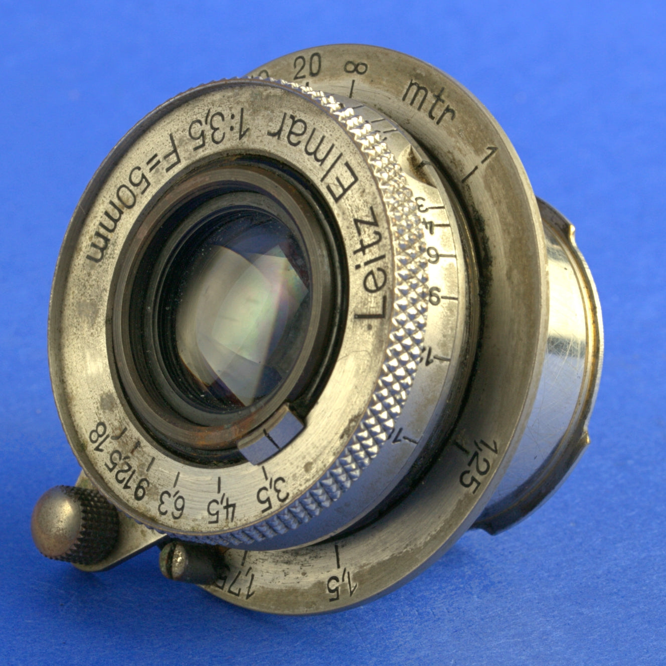 Leica I Mod. C Standard Film Camera with Nickel 11 o’clock Elmar 50mm 3.5 Lens