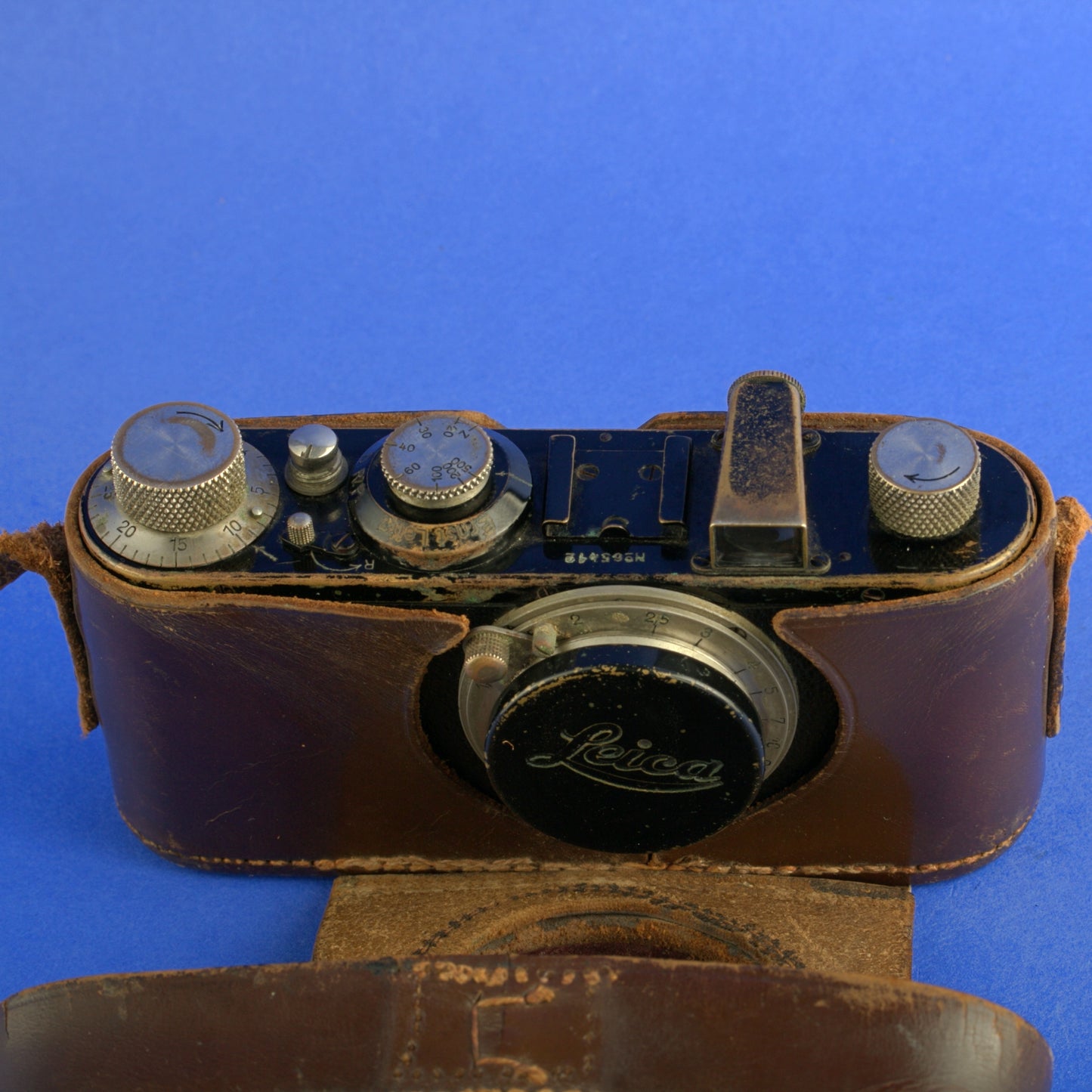 Leica I Mod. C Standard Film Camera with Nickel 11 o’clock Elmar 50mm 3.5 Lens