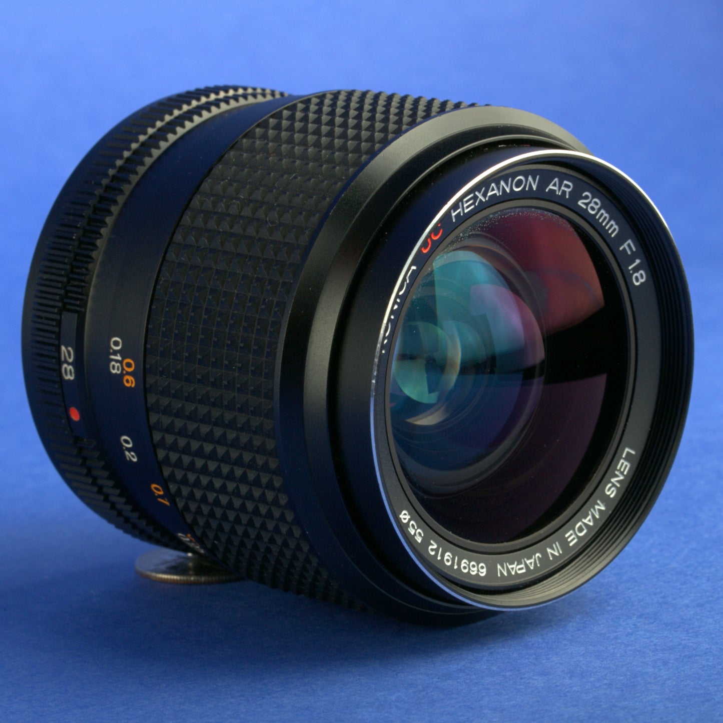 Konica Hexanon AR 28mm 1.8 UC Lens Near Mint Condition