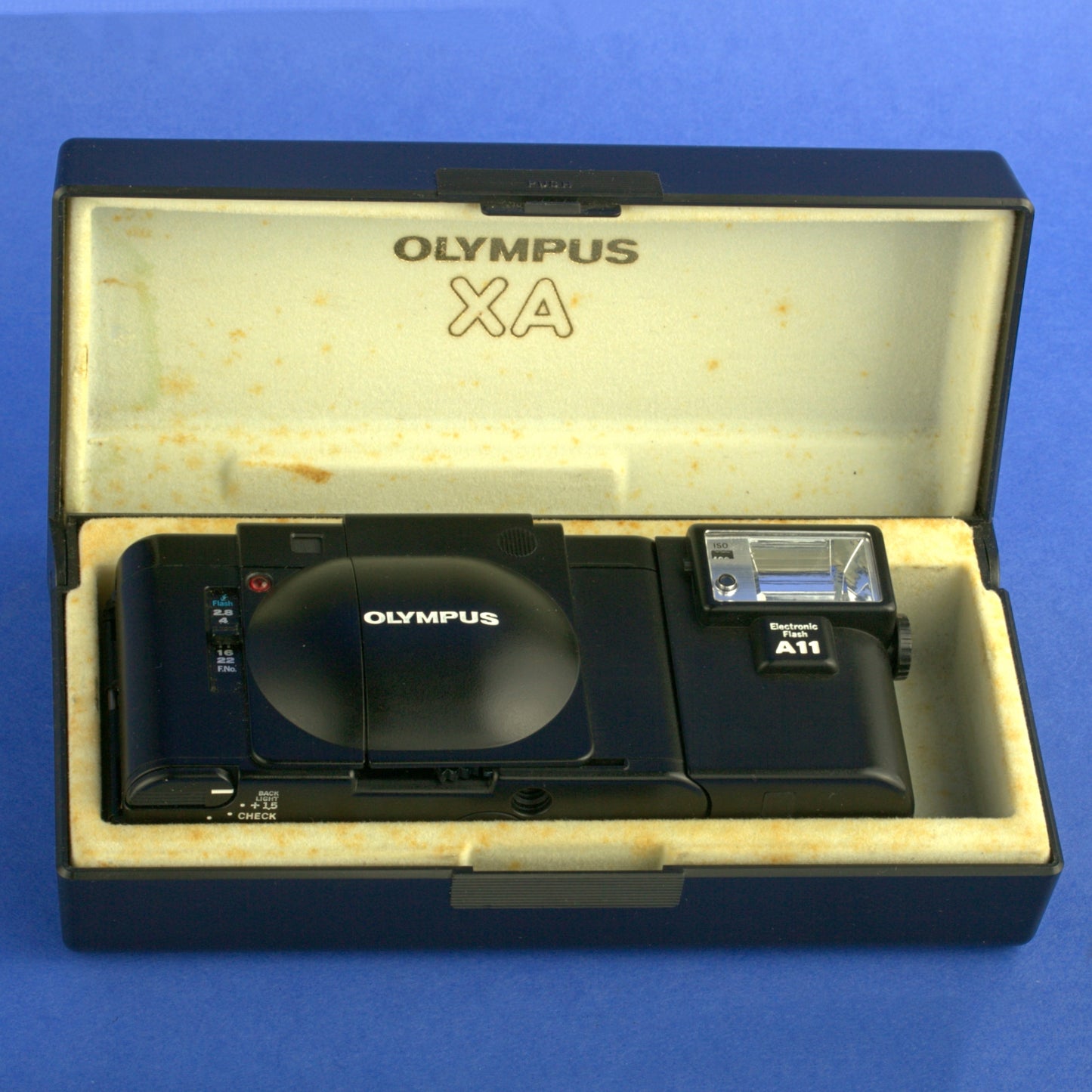 Olympus XA Film Camera with A11 Flash Near Mint Condition