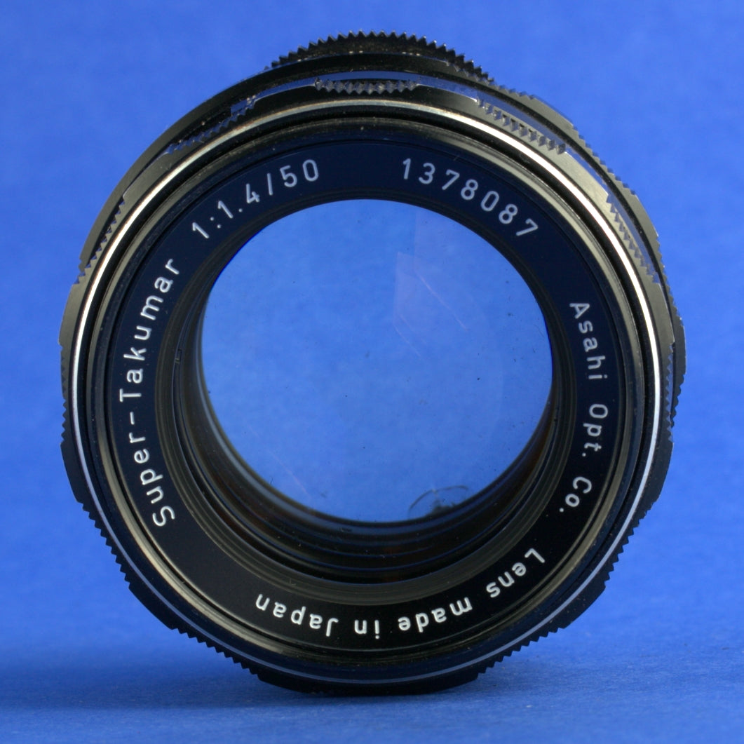 Pentax Super-Takumar 50mm 1.4 M42 Lens 8 Elements