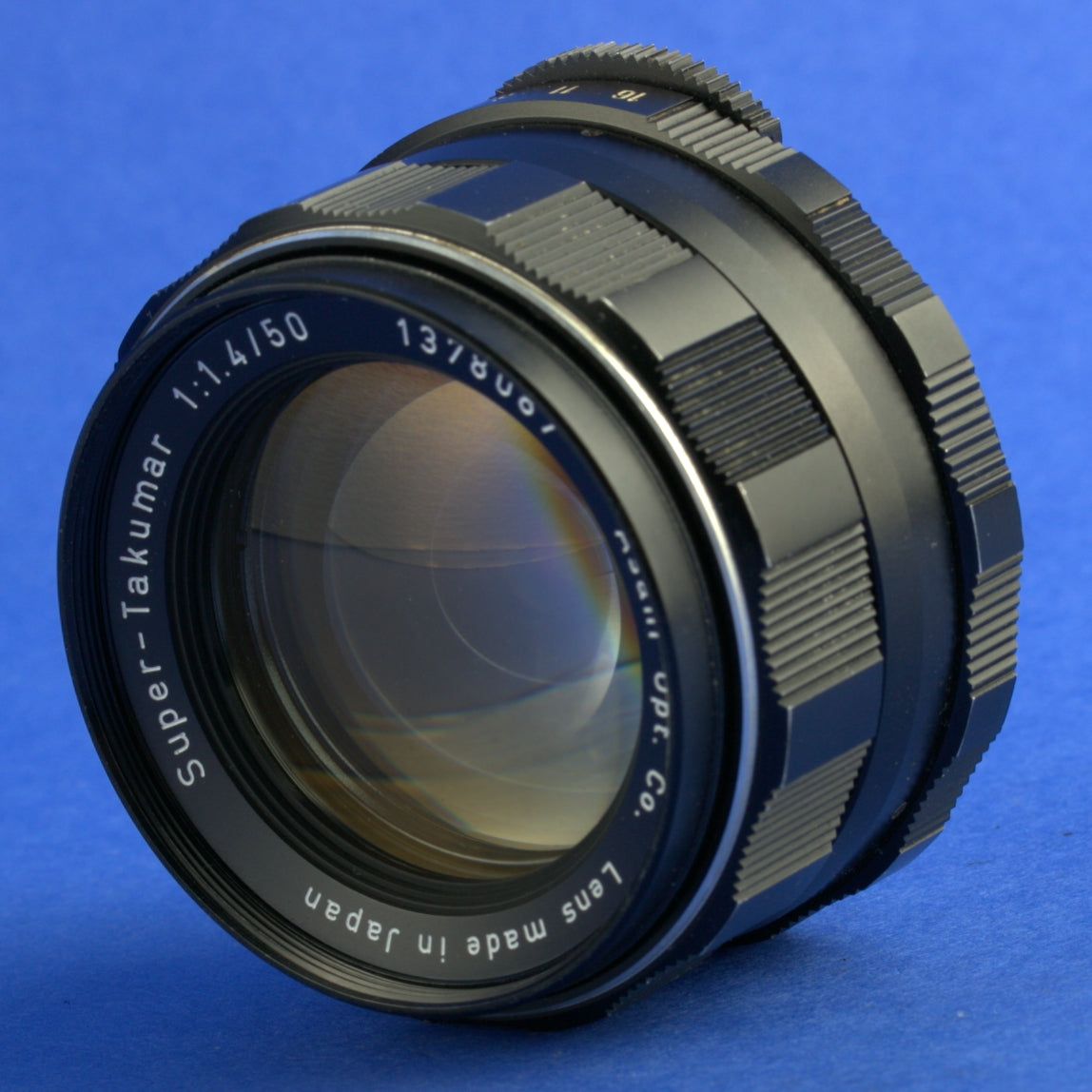 Pentax Super-Takumar 50mm 1.4 M42 Lens 8 Elements