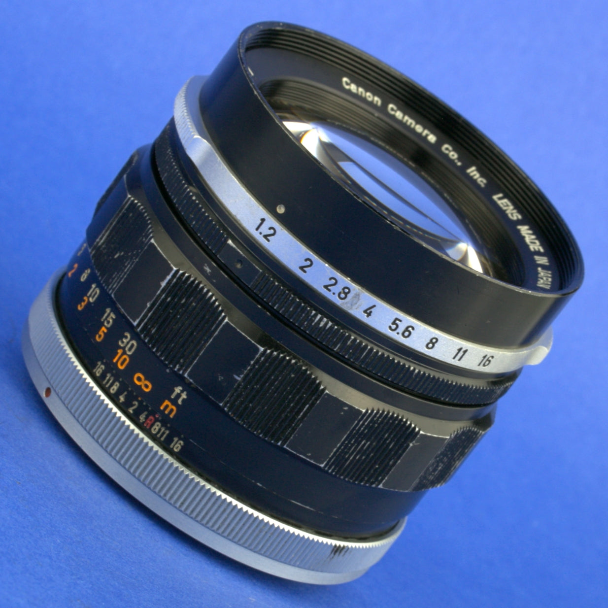 Canon FL 58mm 1.2 Lens Works Wide Open Only