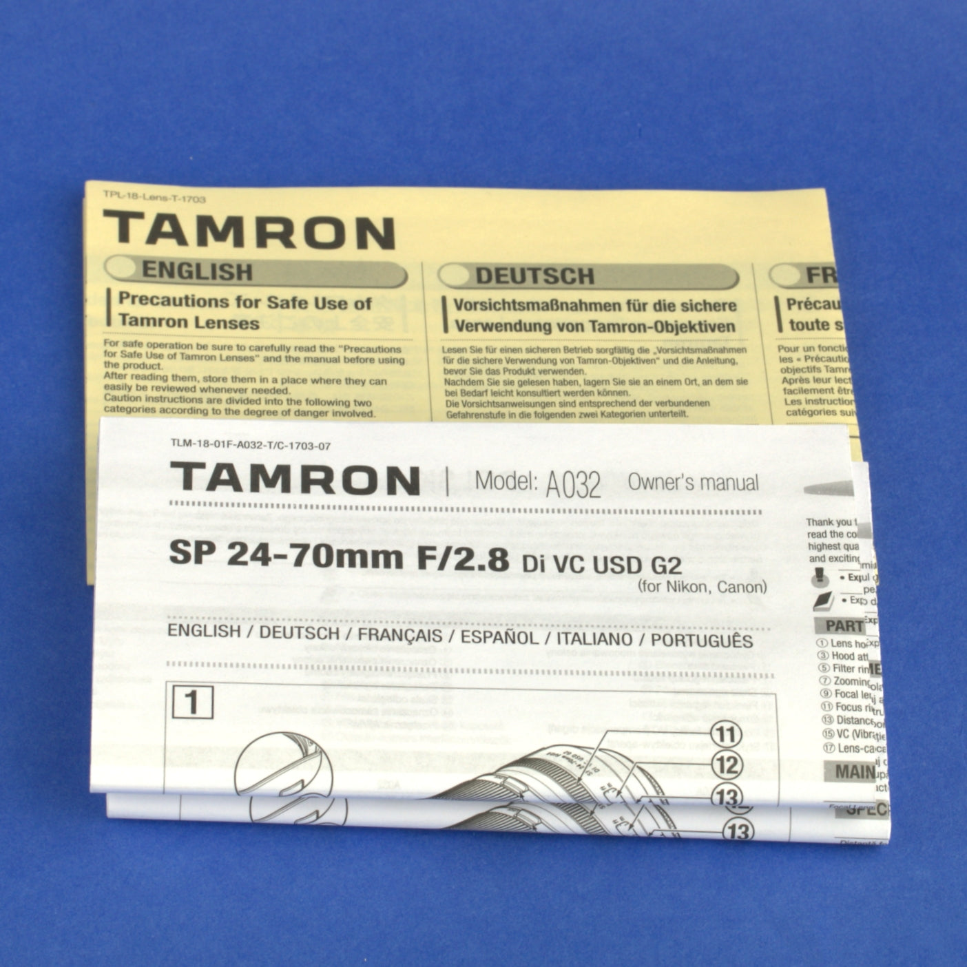 Tamron 24-70mm 2.8 VC G2 Lens Nikon AF Mount