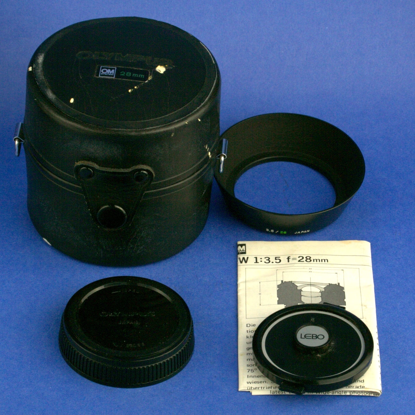 Olympus OM 28mm 3.5 Auto-W Lens