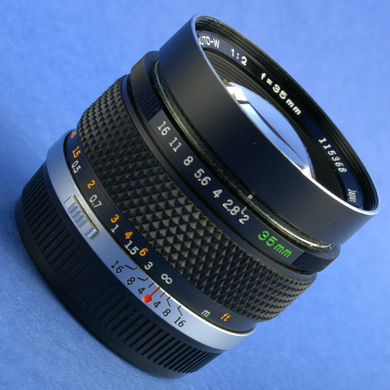 Olympus OM 35mm F2 Auto-W Zuiko Lens Near Mint Condition