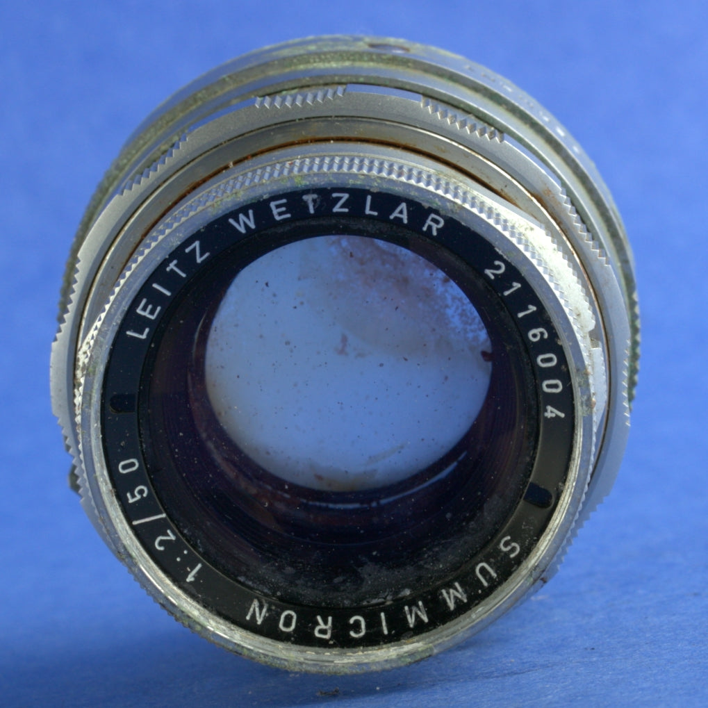 Leica Summicron 50mm F2 Dual Range Lens M Mount Not Working