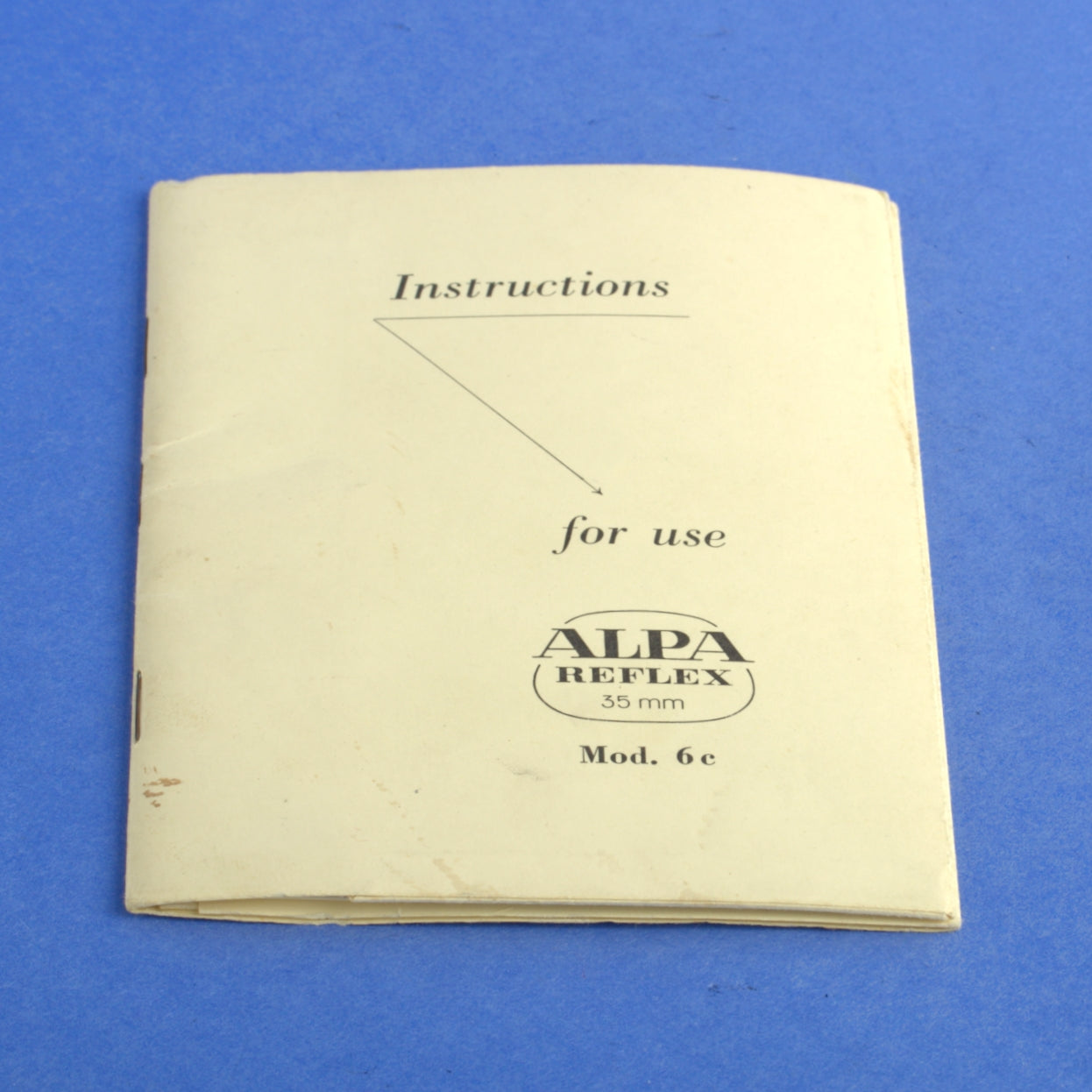 Alpa Mod 6c Film Camera Body Not Working