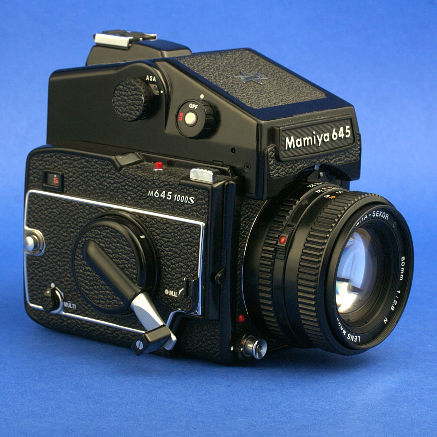 Mamiya M645 1000s Medium Format Camera Kit AE Finder 80mm Lens