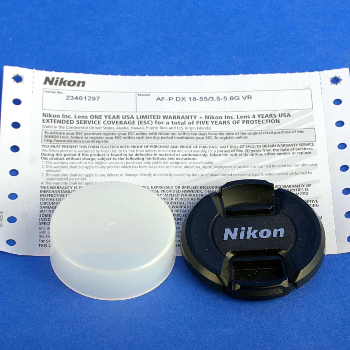 Nikon AF-P Nikkor 18-55mm 3.5-5.6 VR Lens US Model Mint Condition