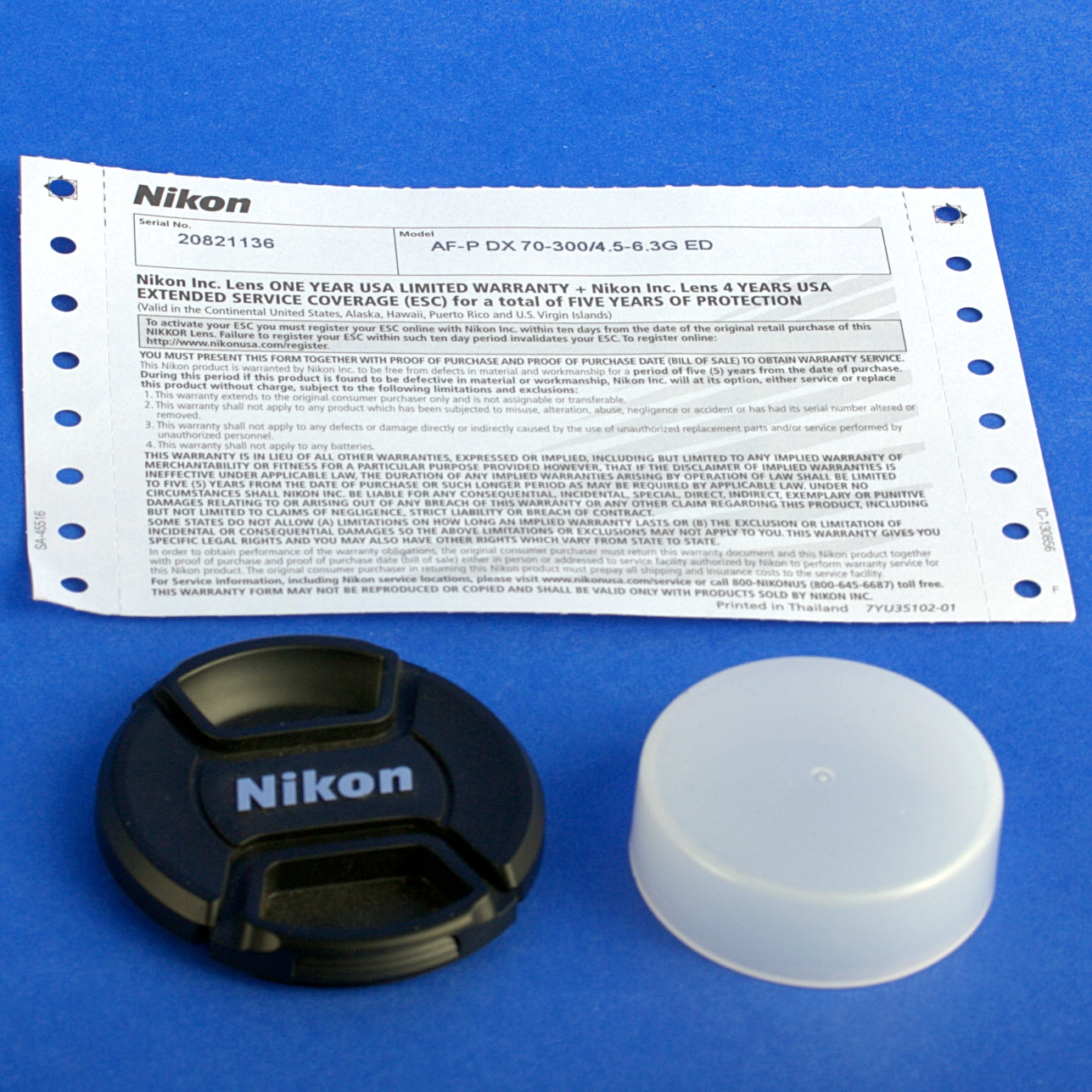 Nikon AF-P 70-300mm 4.5-6.3 DX Lens US Model Mint Condition