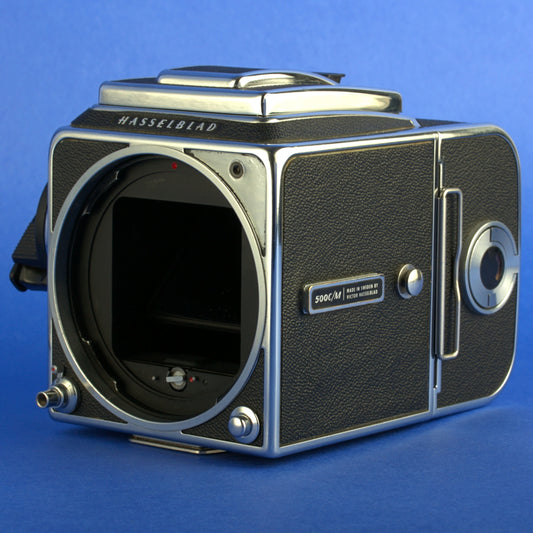 Hasselblad 500 C/M Camera with A12 Back and WL Finder Beautiful Condition