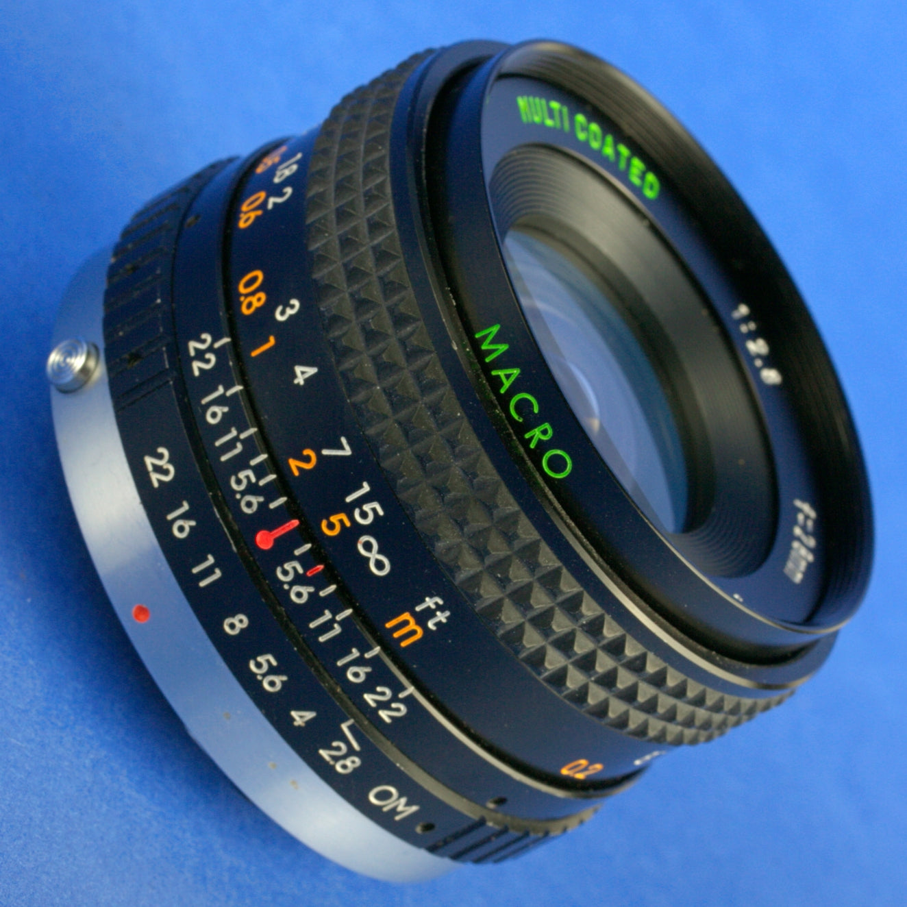 Sears 28mm 2.8 Multi Coated Macro Lens Olympus OM Mount