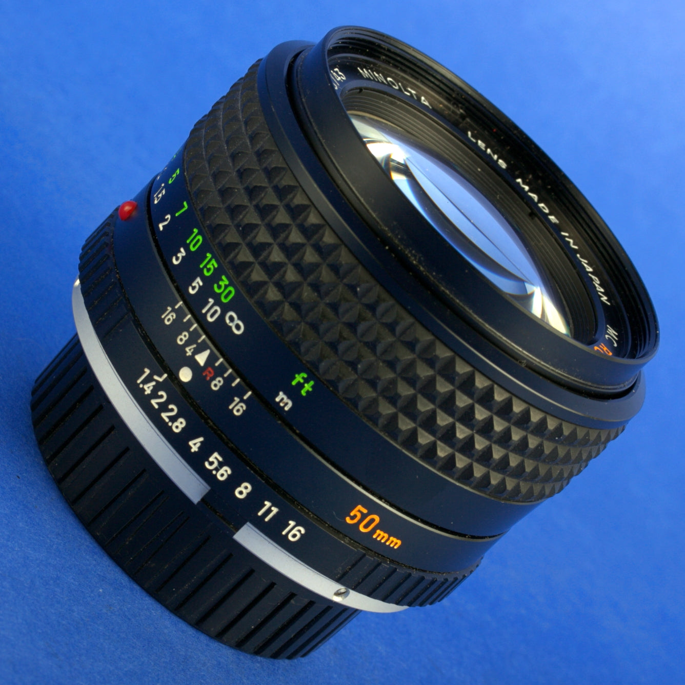 Minolta MC 50mm 1.4 Rokkor-X PG Lens Mint Condition