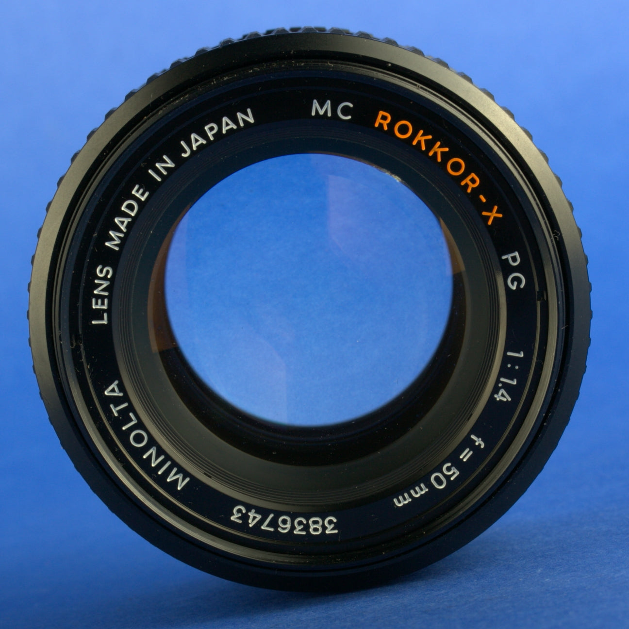 Minolta MC 50mm 1.4 Rokkor-X PG Lens Mint Condition