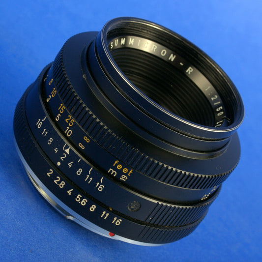 Leica Summicron-R 50mm F2 Lens 1 Cam Beautiful Condition