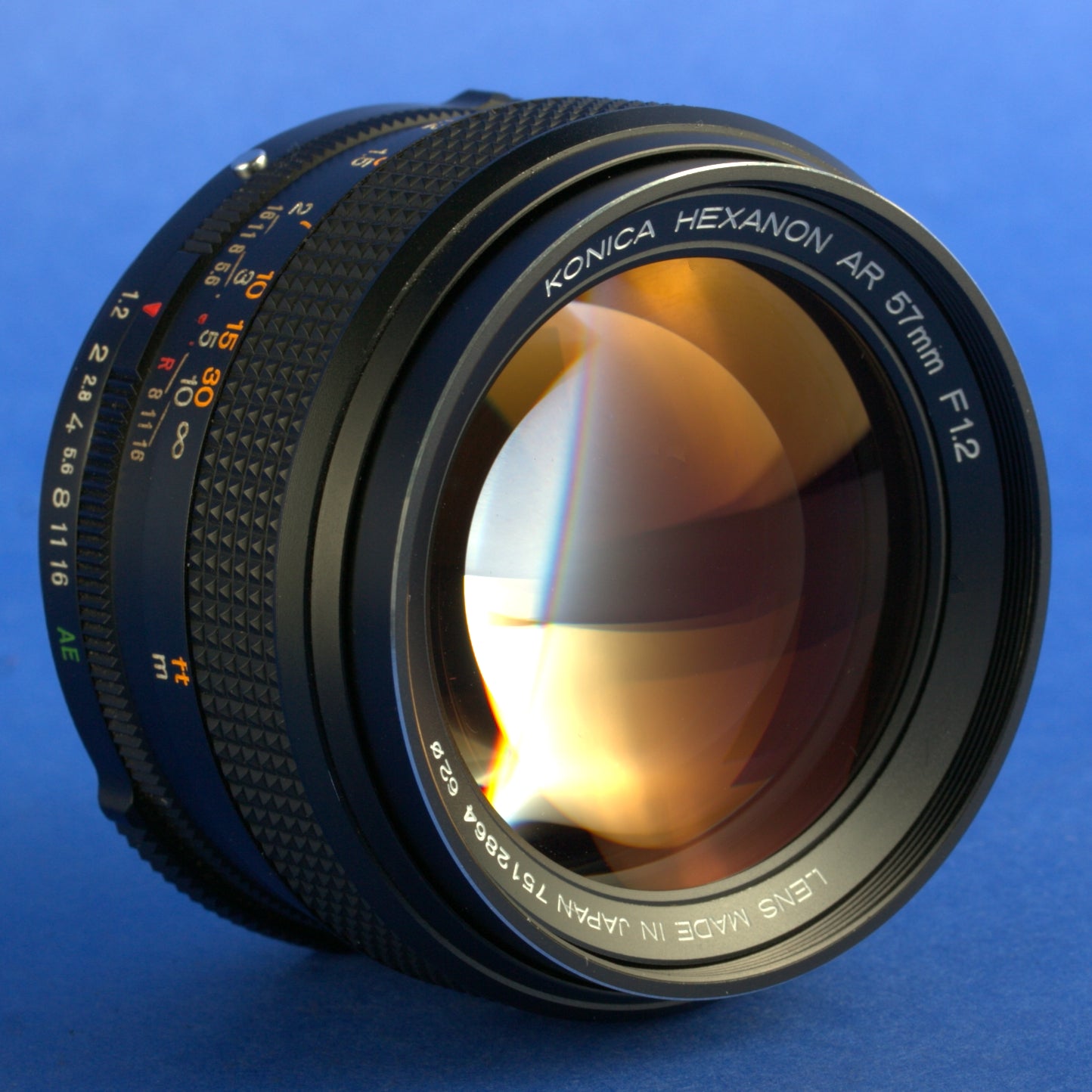Konica Hexanon AR 57mm 1.2 Lens Late Version Near Mint Condition