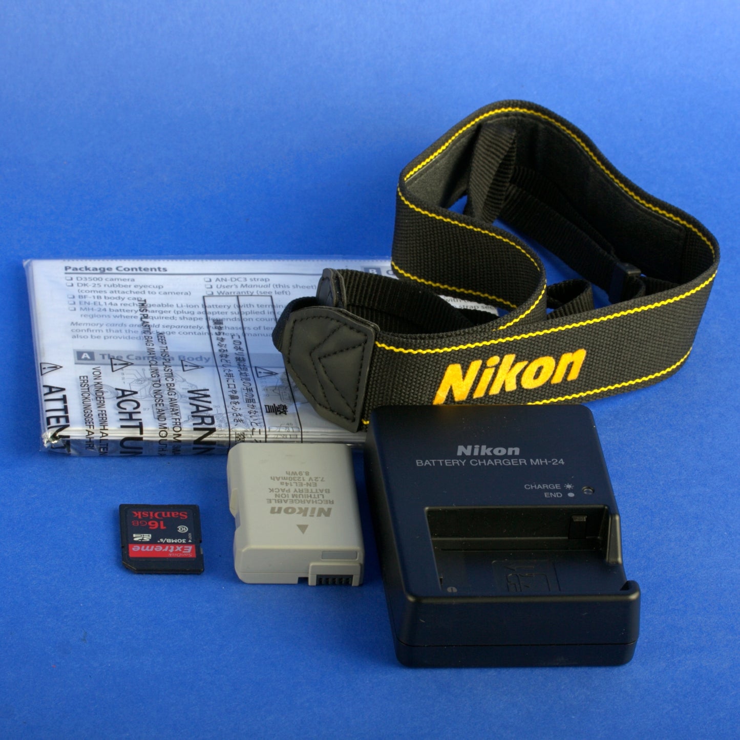 Nikon D3500 Digital Camera Body US Model 3800 Actuations Near Mint Condition