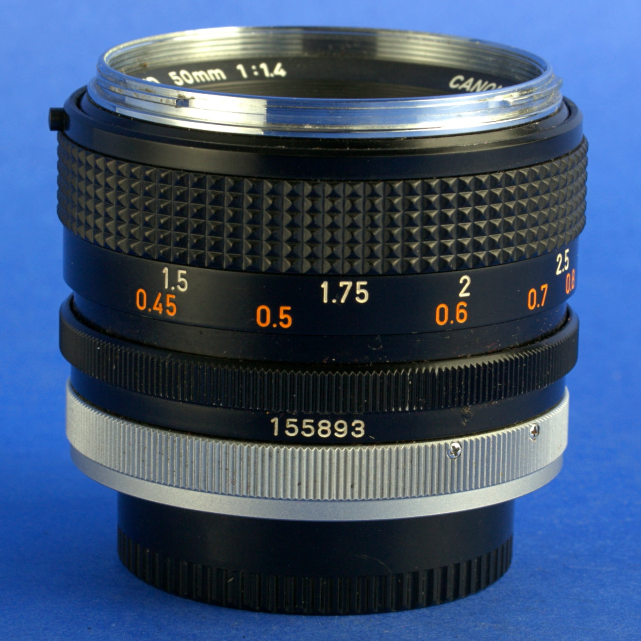 Canon FD 50mm 1.4 Chrome Nose Lens
