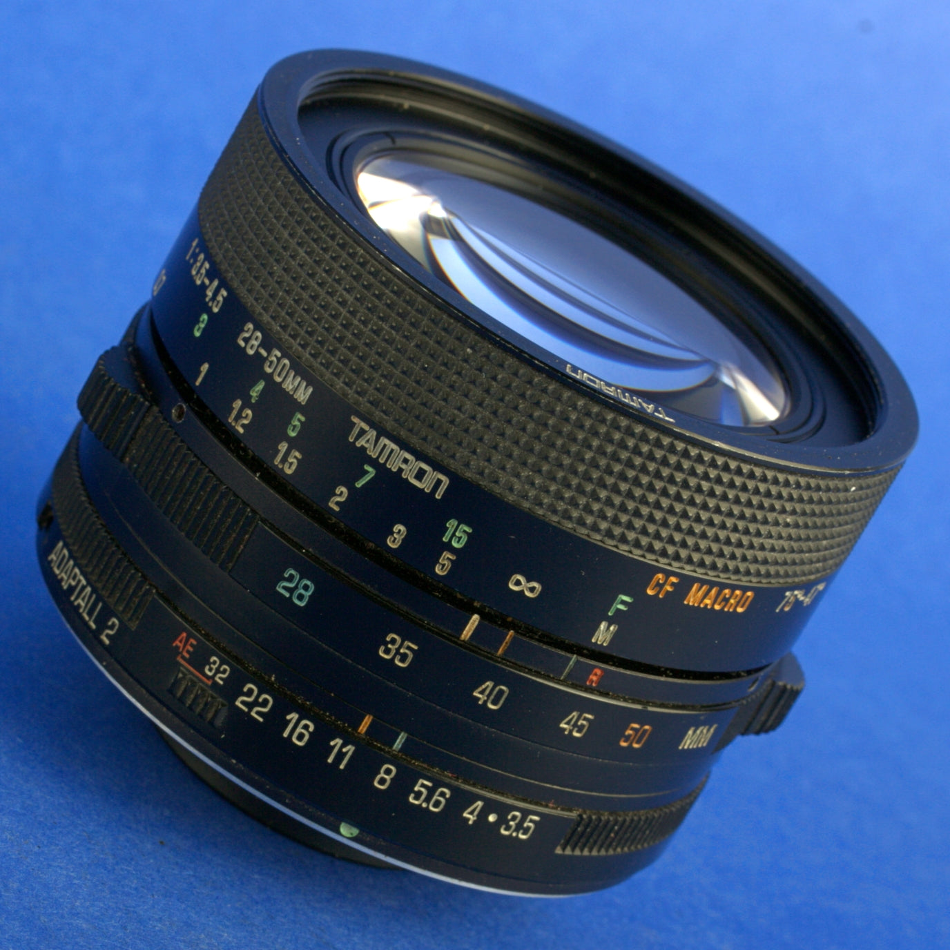 Tamron 28-50mm 3.5 BBAR Macro Lens Adaptall 2 Mount Plus FD Adapter