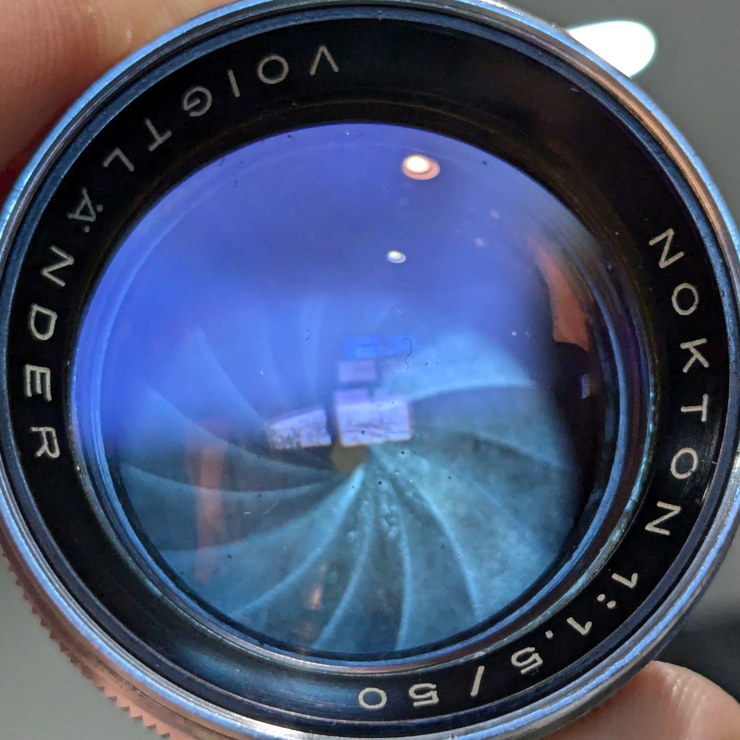 Voigtlander Nokton 50mm 1.5 Lens Prominent Mount