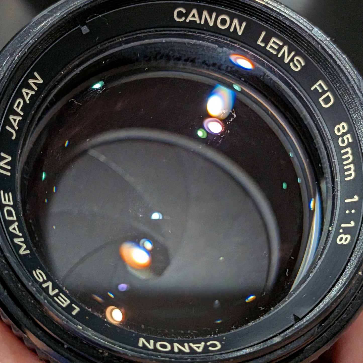 Canon FD 85mm 1.8 Lens