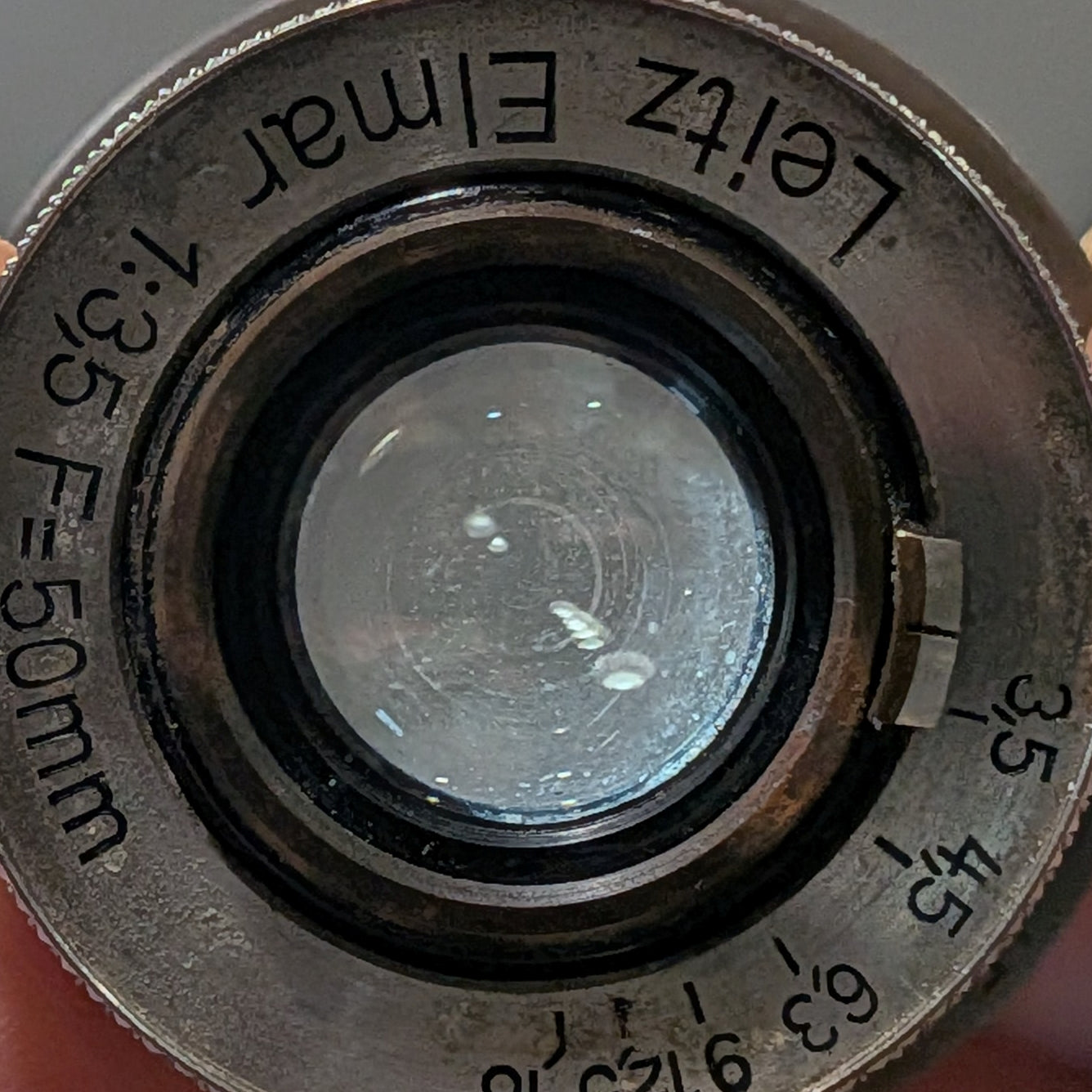Leica I Mod. C Standard Film Camera with Nickel 11 o’clock Elmar 50mm 3.5 Lens
