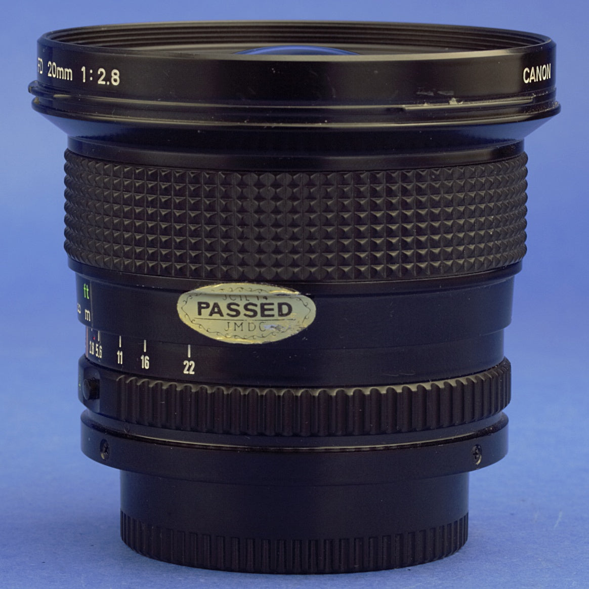 Canon FD 20mm 2.8 Lens Beautiful Condition