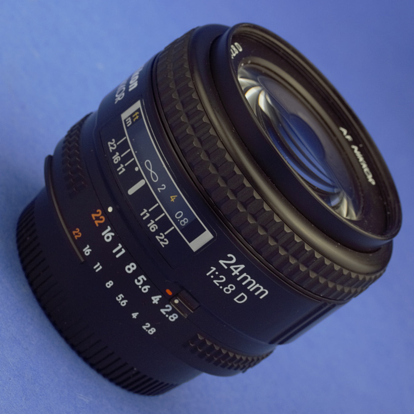 Nikon AF Nikkor 24mm 2.8 D Lens US Model Near Mint Condition